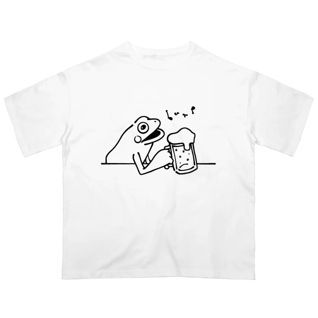 YUKOのカエル オーバーサイズTシャツ