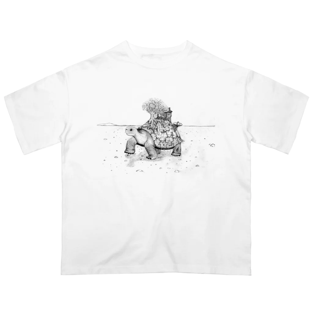 ストレイカルテット（Stray Quartet）のA砂漠を旅する少女 オーバーサイズTシャツ