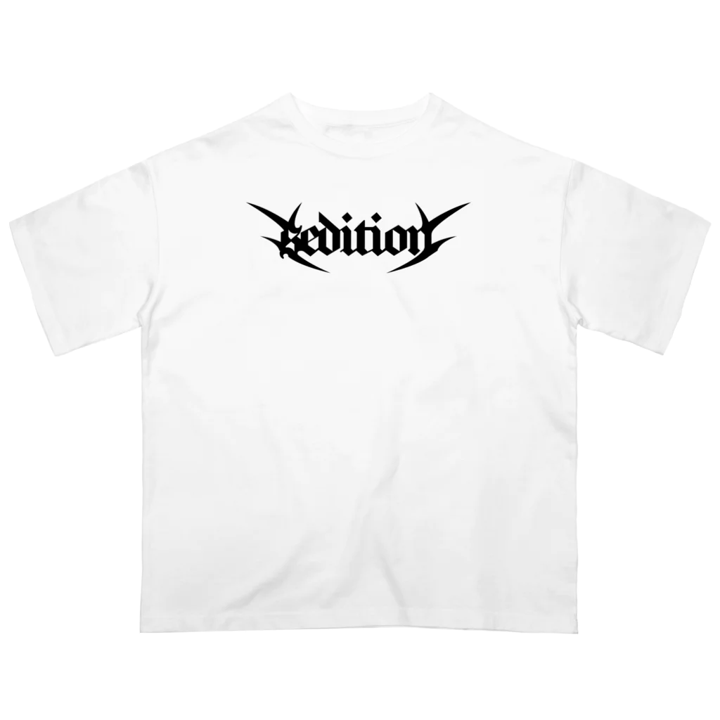 YuukingStoreのSEDITION(black) オーバーサイズTシャツ