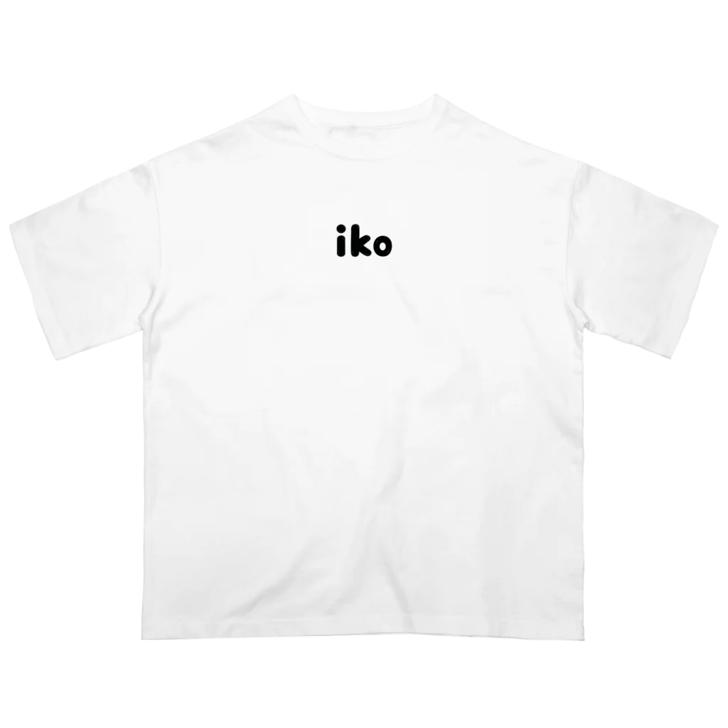 BAR_ikoの「iko」オリジナルTシャツ (ブラック) オーバーサイズTシャツ