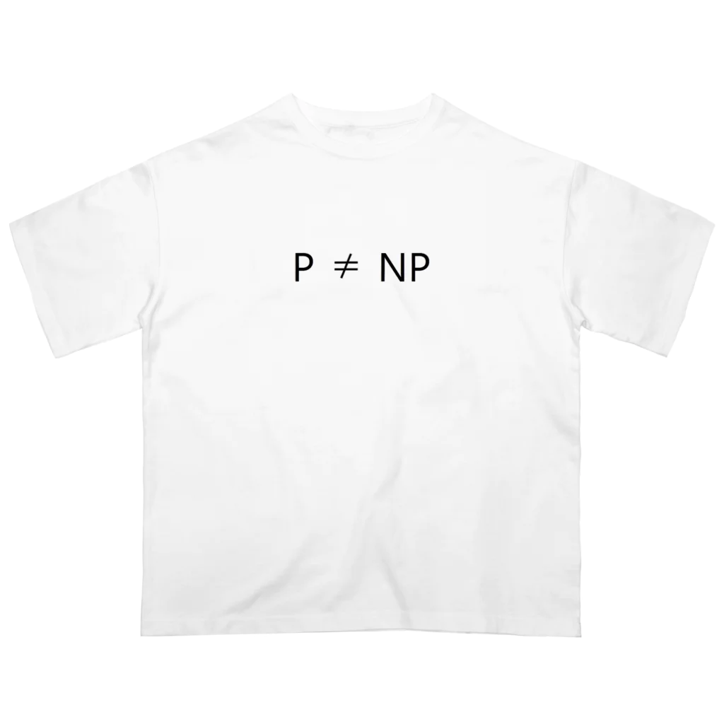 ko-su-のP ≠ NP予想 オーバーサイズTシャツ