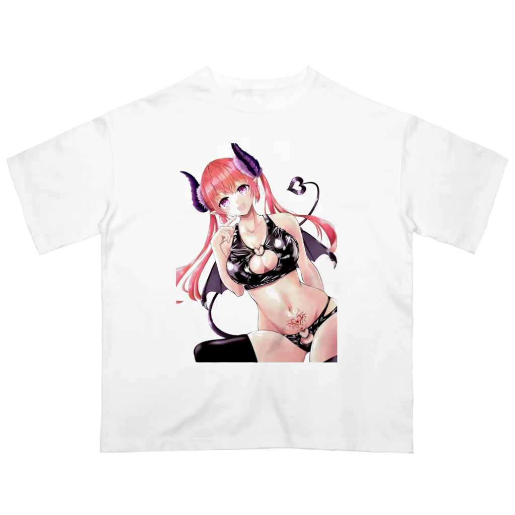 ✟sorairomiran✟のめんへらサキュバスちゃん オーバーサイズTシャツ