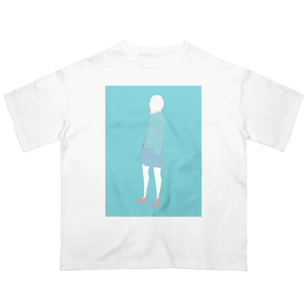 YU_SHOPのエモい女の子Tシャツ オーバーサイズTシャツ