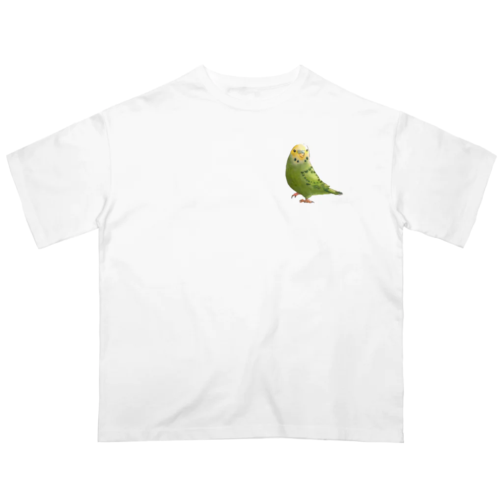 マインドマインのセキセイインコ オーバーサイズTシャツ