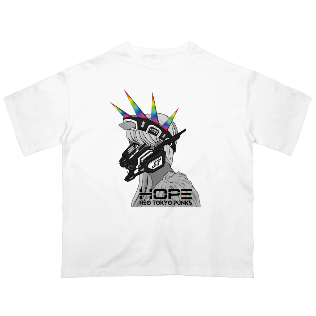 VΞDRA ART WORKSのNTP Guild HOPE - Statue of Liberty Punks / Woman オーバーサイズTシャツ