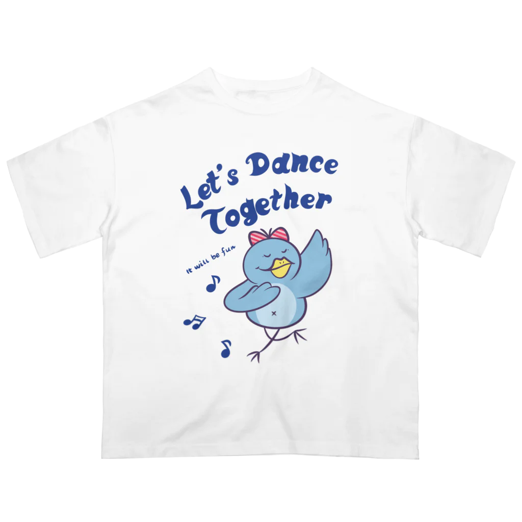  Millefy's shopのLet’s Dance Together Oversized T-Shirt