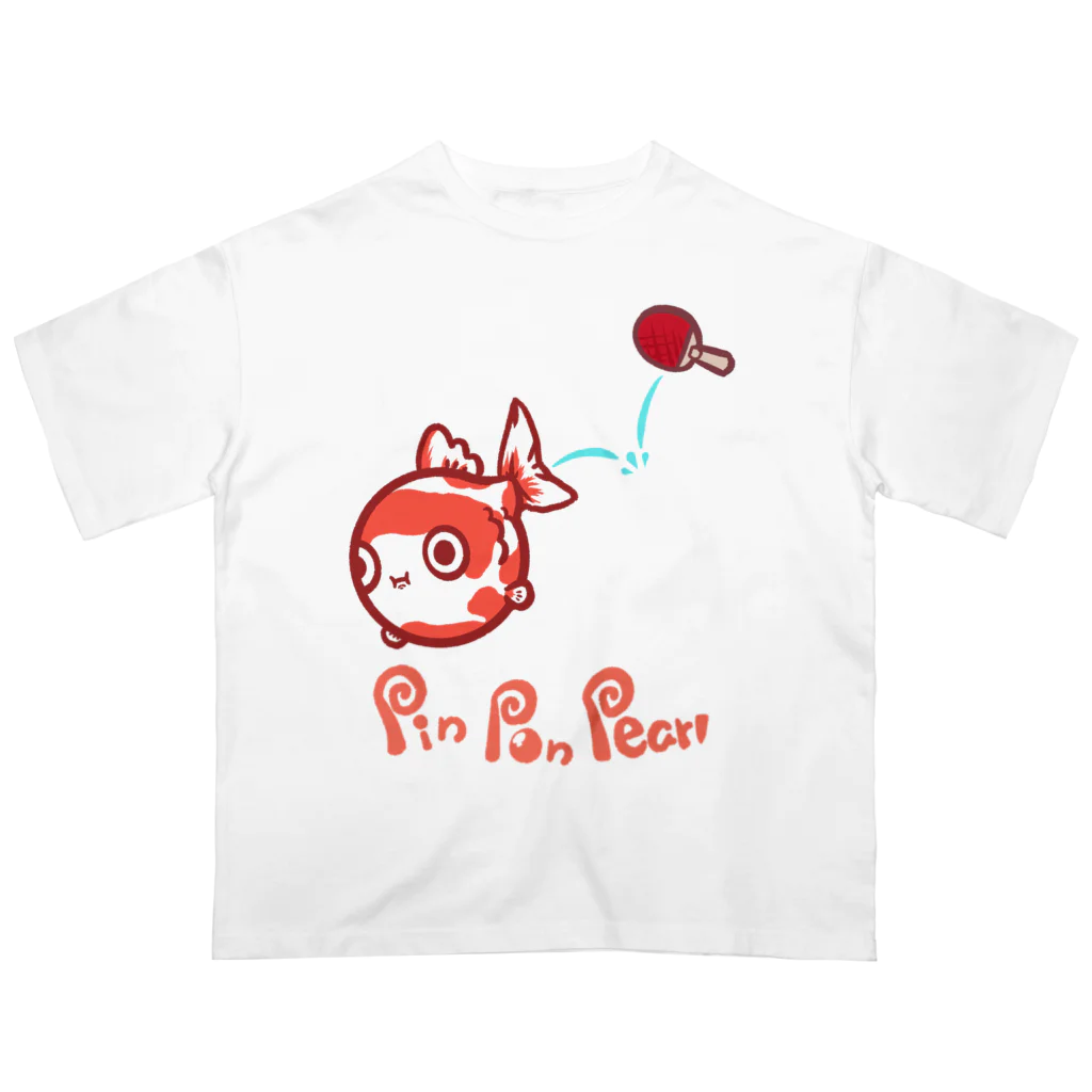 AINE RIUMのピンポン🏓パールTシャツ オーバーサイズTシャツ