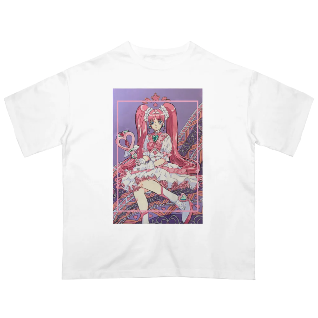 時限爆弾の魔法少女バミちゃん オーバーサイズTシャツ