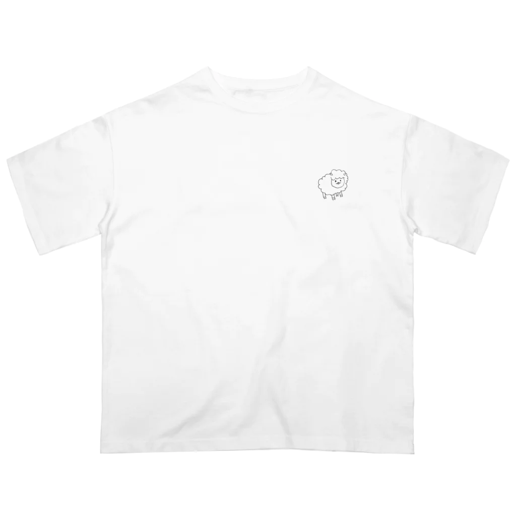 自己満足のひつじ（迷子） Oversized T-Shirt