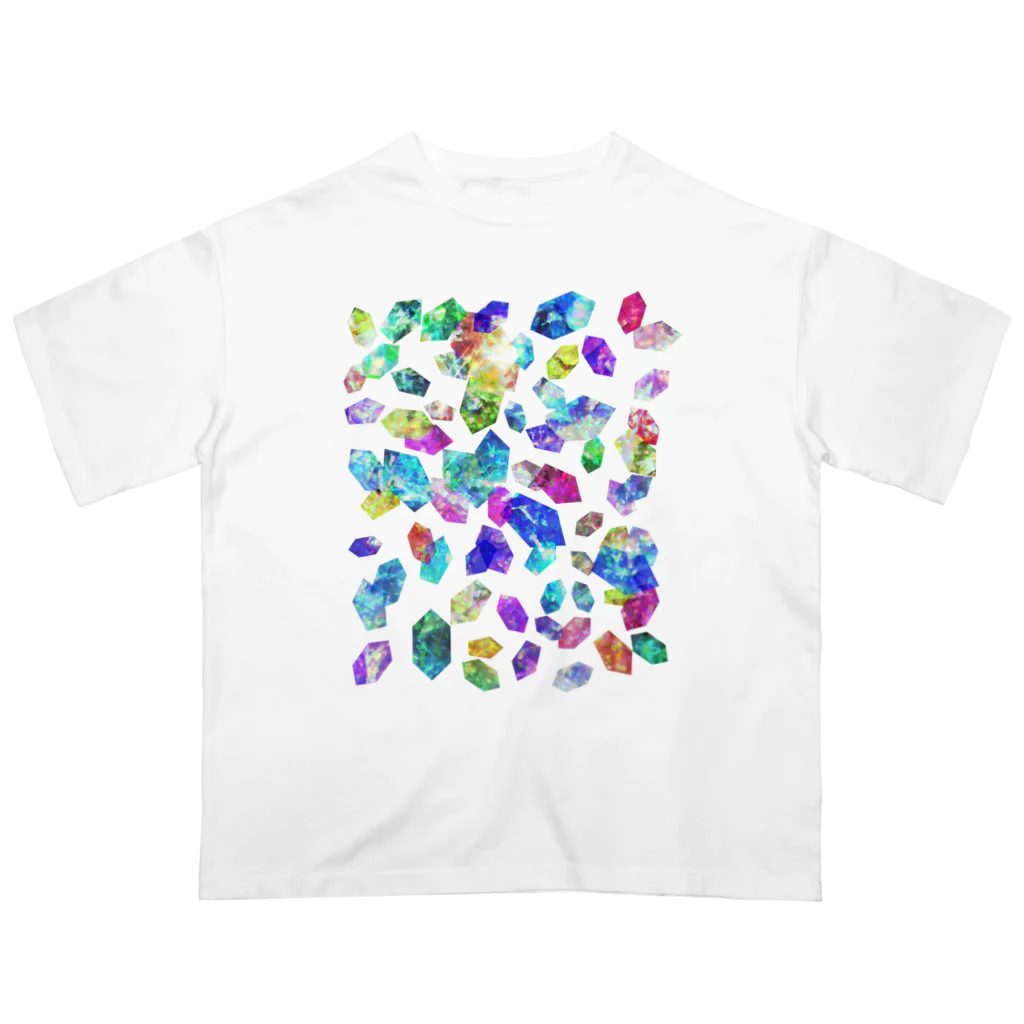 R☆worldのカラフルクリスタル Oversized T-Shirt