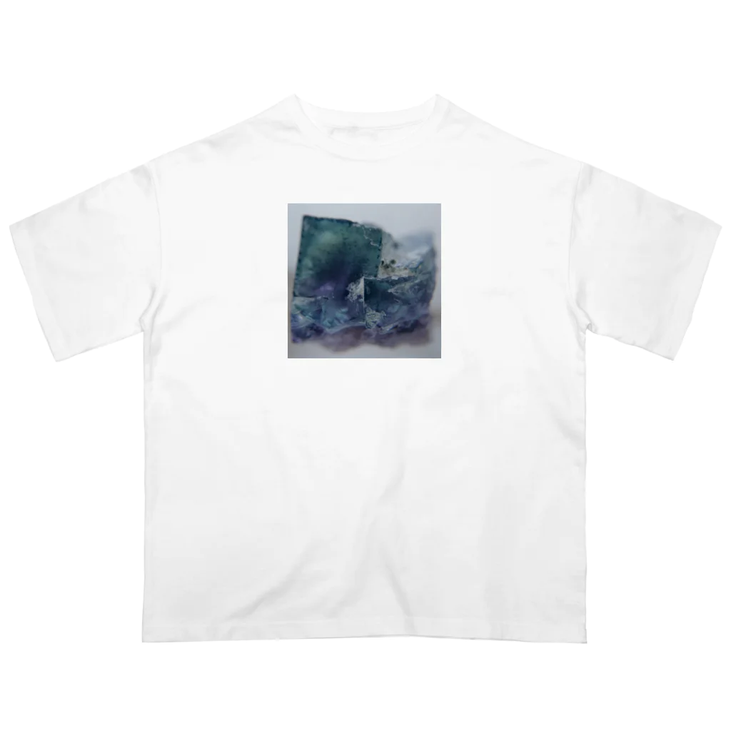 muguroの宝石シリーズ 鉱物 フローライト Oversized T-Shirt