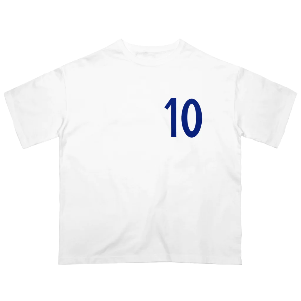 サッカー少年のユニフォーム風Tシャツ オーバーサイズTシャツ