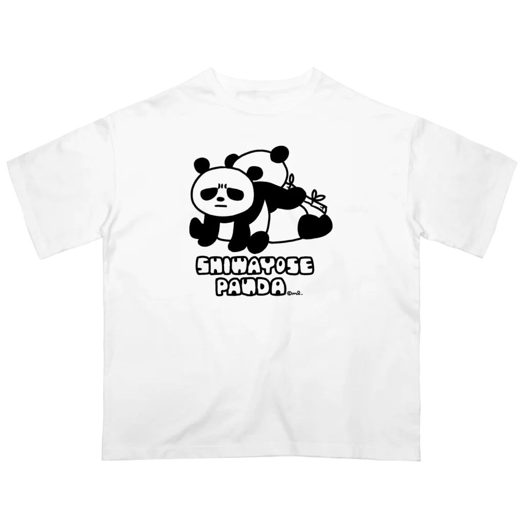 Pendaco屋のシワヨセパンダ オーバーサイズTシャツ