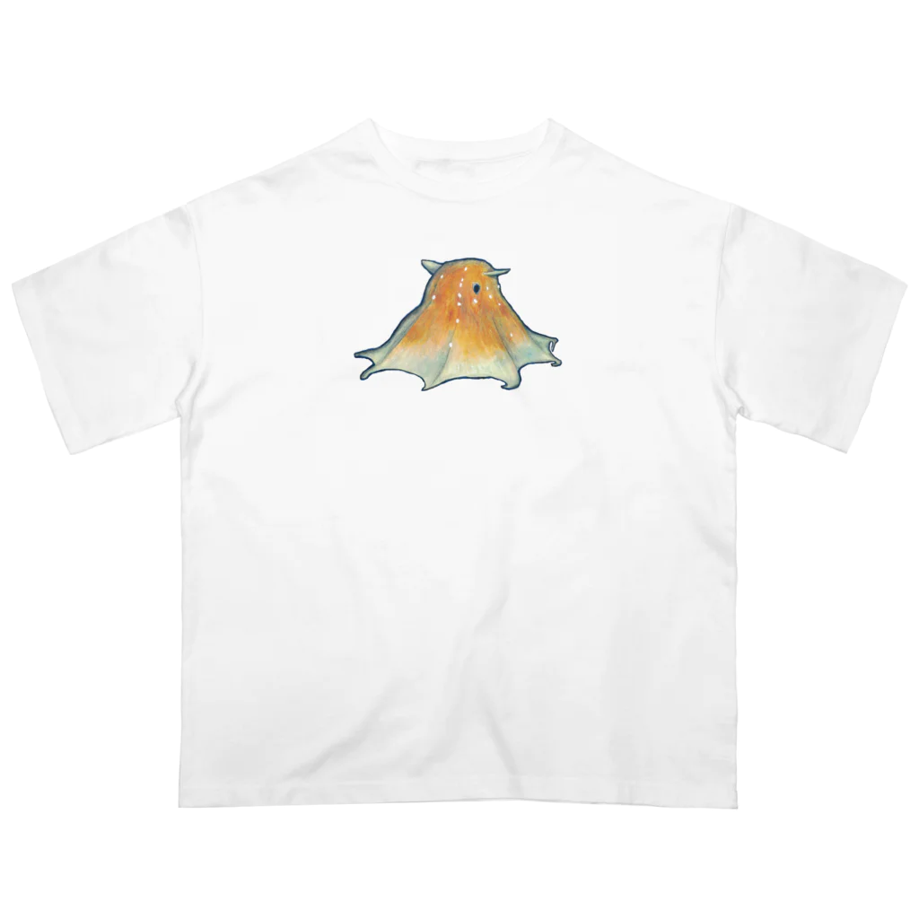 森図鑑の[森図鑑] メンダコ1匹バージョン オーバーサイズTシャツ