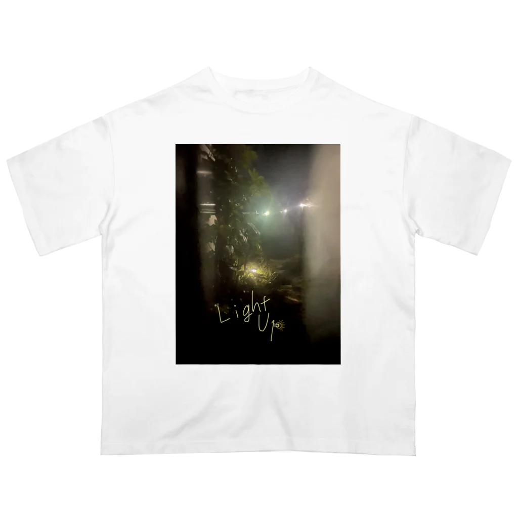 海の武士(かいすぃー)マーケットのあなたを照らすシャツ"Light Up" Oversized T-Shirt