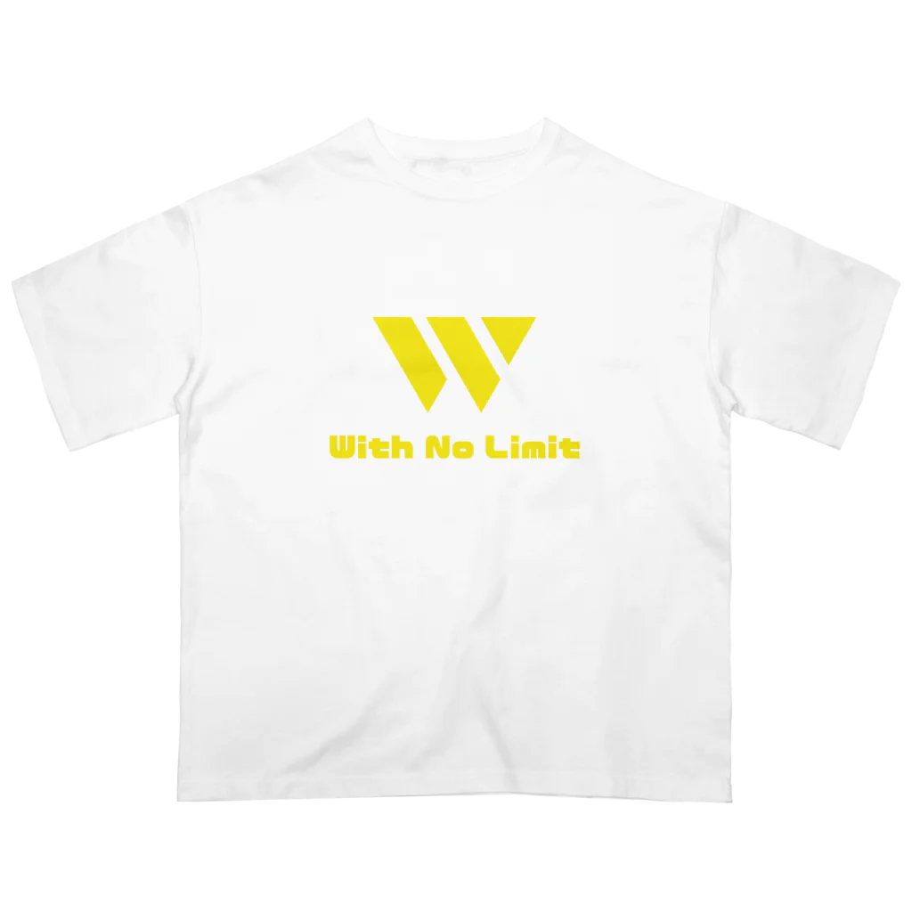 With No LimitのWith No Limit ロゴ Yellowバージョン オーバーサイズTシャツ