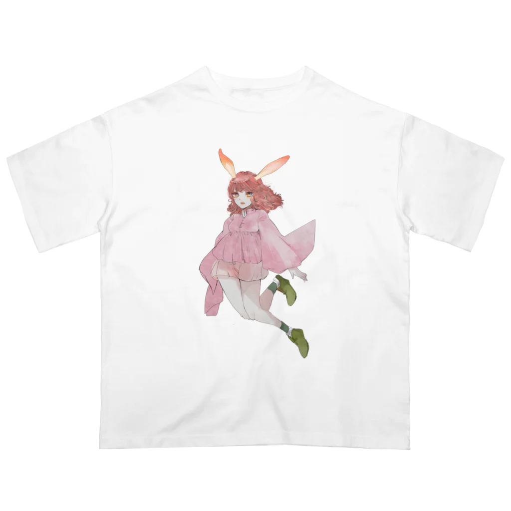 照嶌 雨子のうさみみちゃん オーバーサイズTシャツ