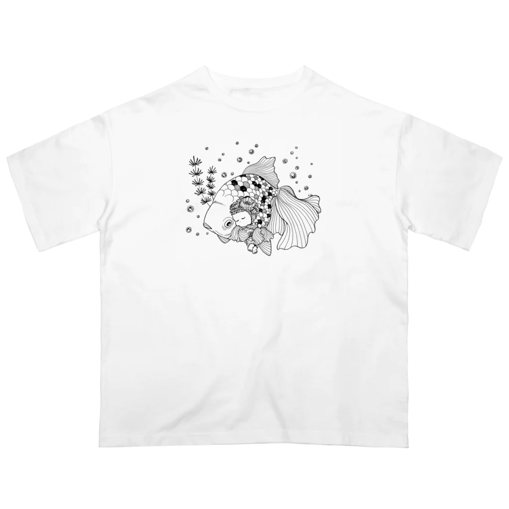 urococoruのきんぎょひめ オーバーサイズTシャツ