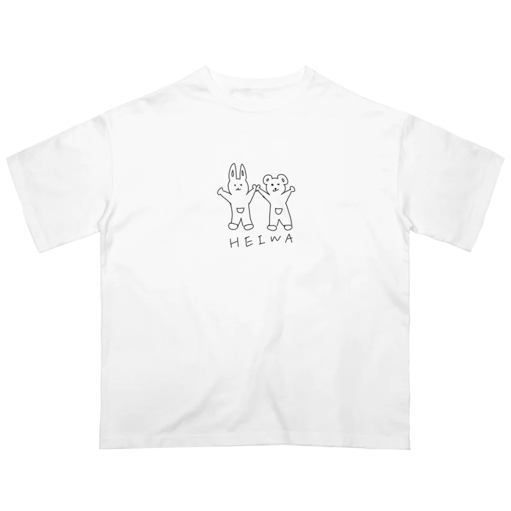 TOMOZOOのへ　い　わ オーバーサイズTシャツ