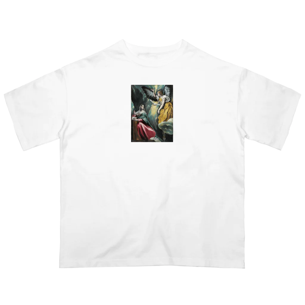 歴史グッツショップのエル・グレコ「受胎告知」 Oversized T-Shirt