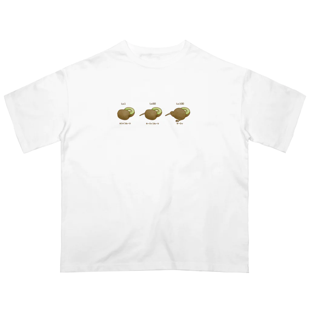 イニミニ×マートのキウイフルーツ→キーウィ Oversized T-Shirt