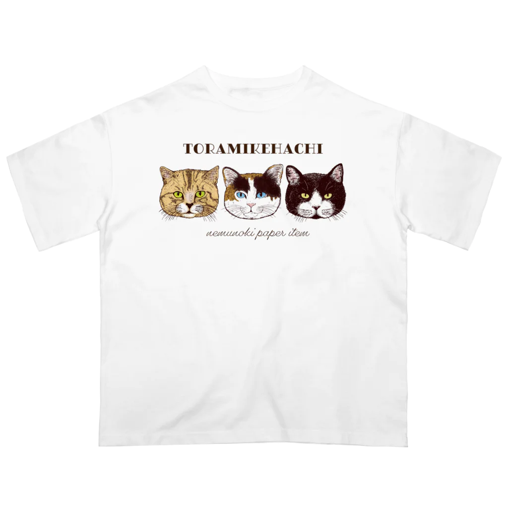 nemunoki paper itemのトラミケハチ オーバーサイズTシャツ