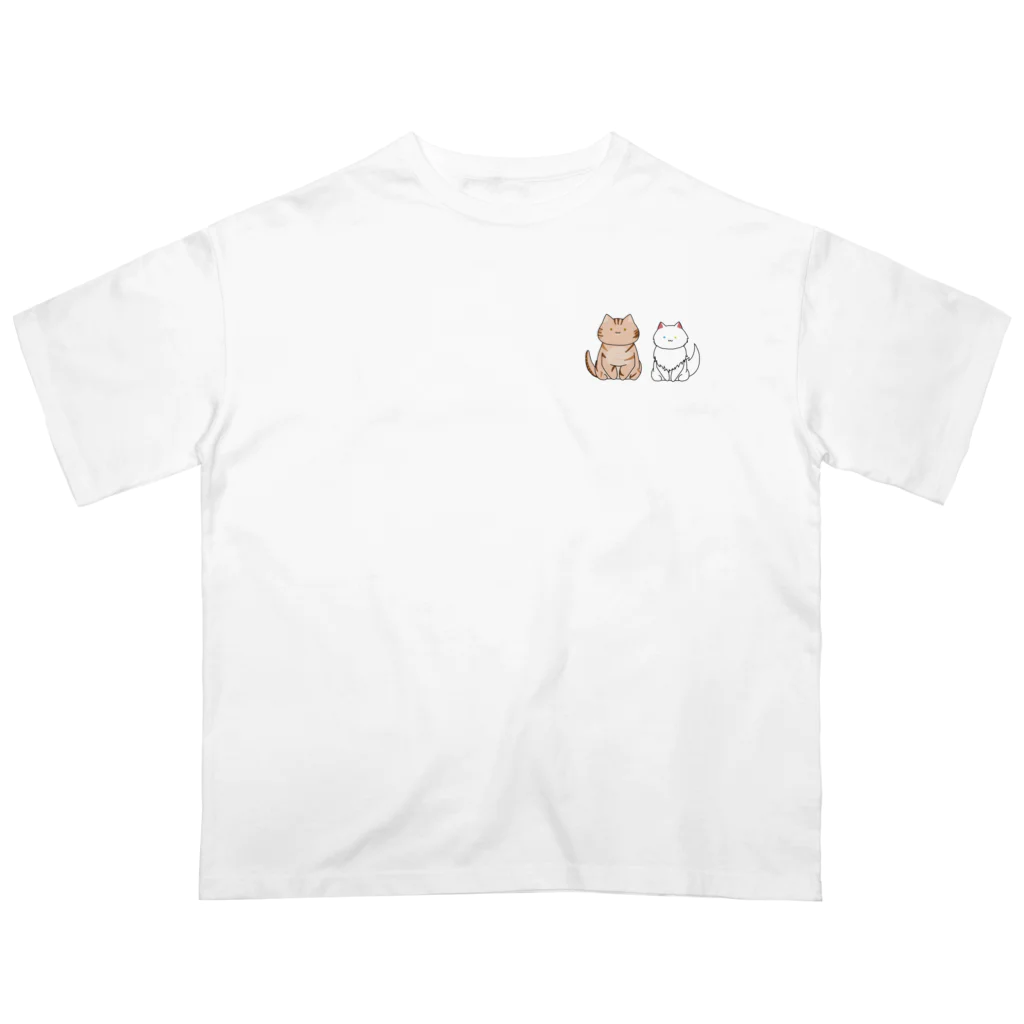 ぽんたくんとふーちゃんねるのおすましふーぽん オーバーサイズTシャツ