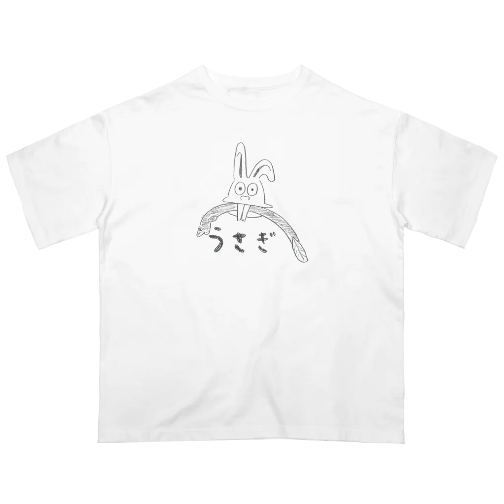 HOSHIGAKIZAMASUの土曜のうさぎ オーバーサイズTシャツ