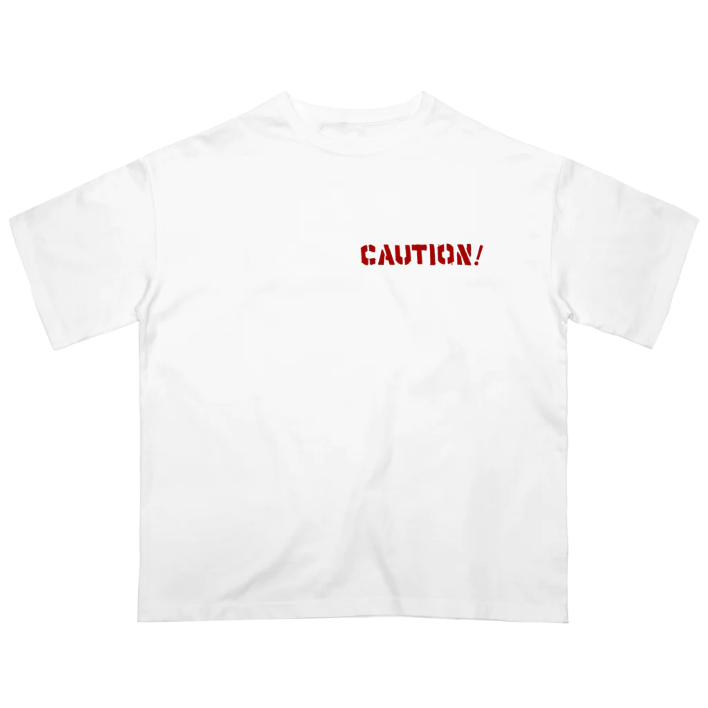 alt_203のCAUTION オーバーサイズTシャツ