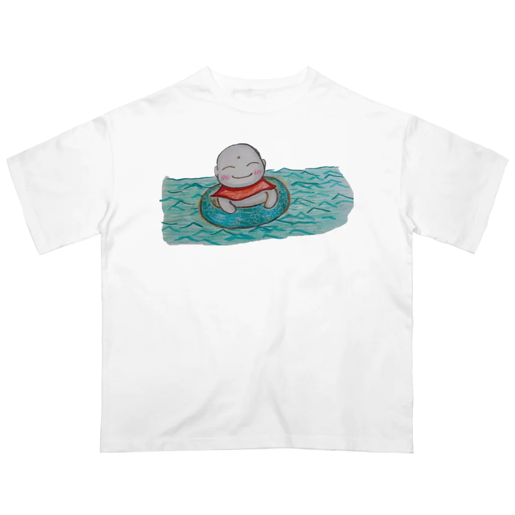 yu96の海おじぞうさん オーバーサイズTシャツ