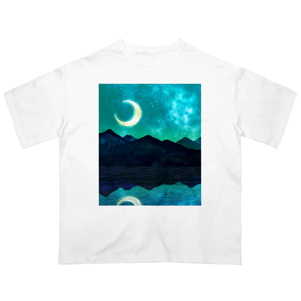 R☆worldの夏の夜空 Oversized T-Shirt