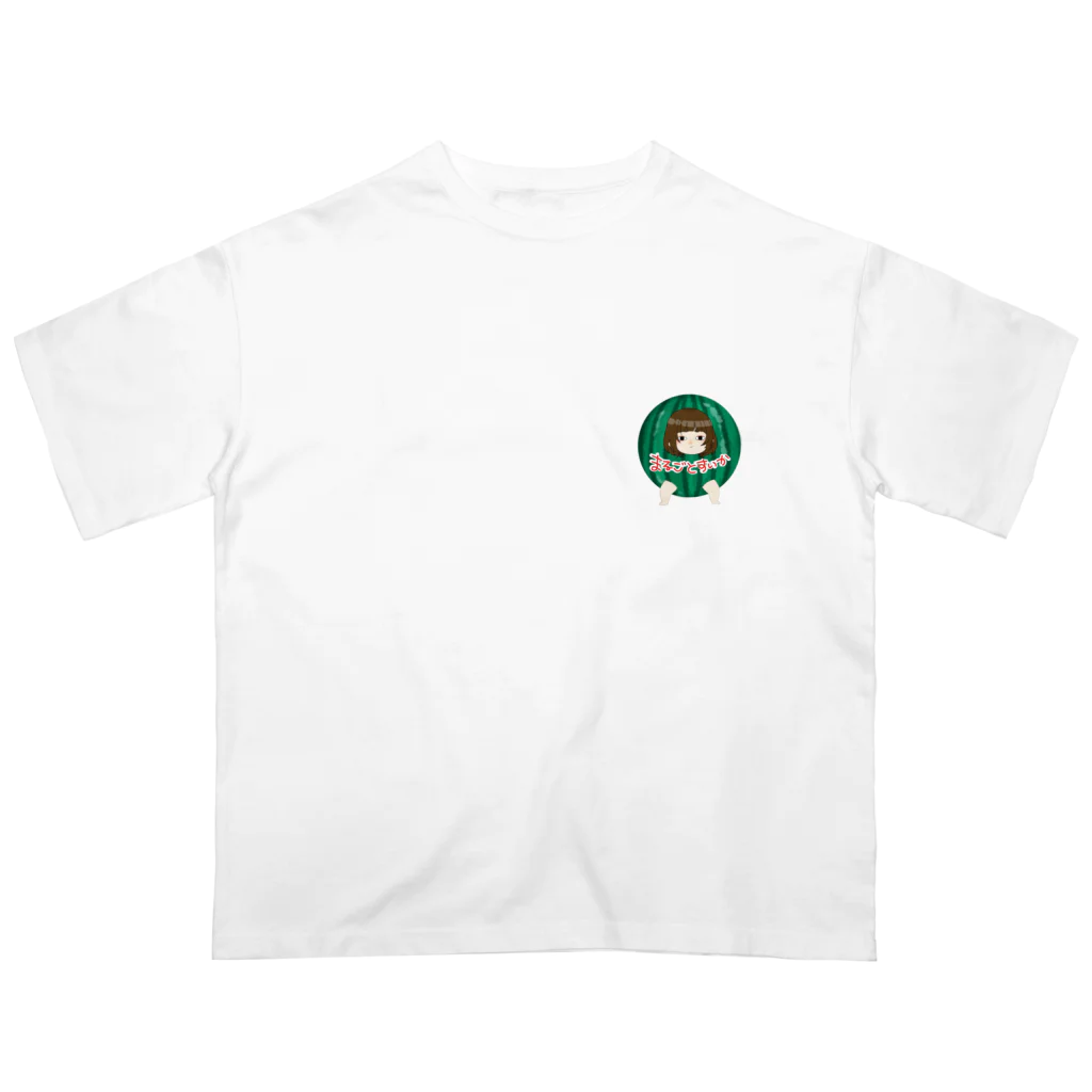 𝚖 𝚊 𝚛 𝚞のまるごとスイカTシャツ Oversized T-Shirt