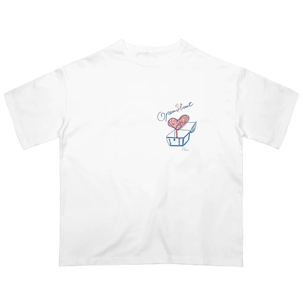 Therapy Cafe FloraのOpen Heart オーバーサイズTシャツ
