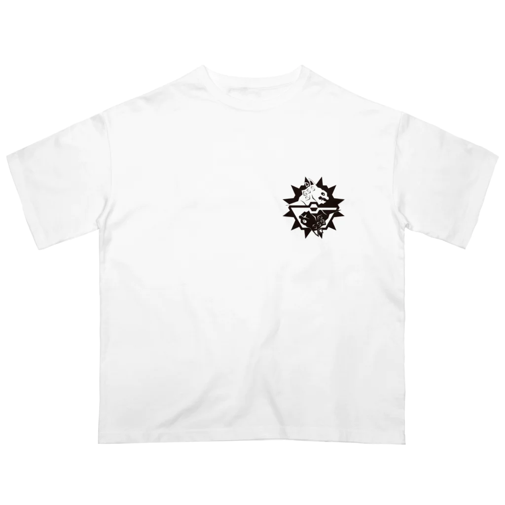 W-MINDのW-MIND（文字なし） オーバーサイズTシャツ