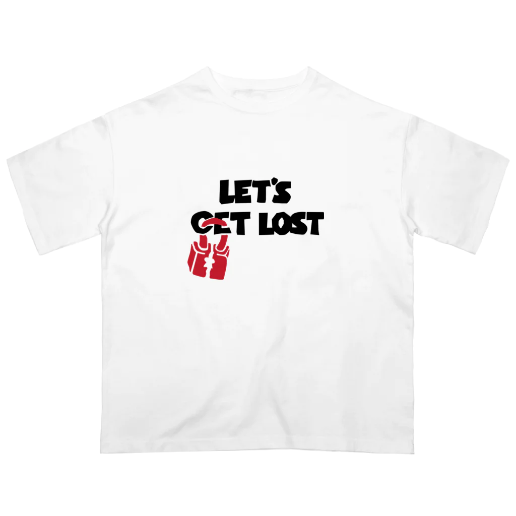 R.MuttのLet's Get Lost オーバーサイズTシャツ