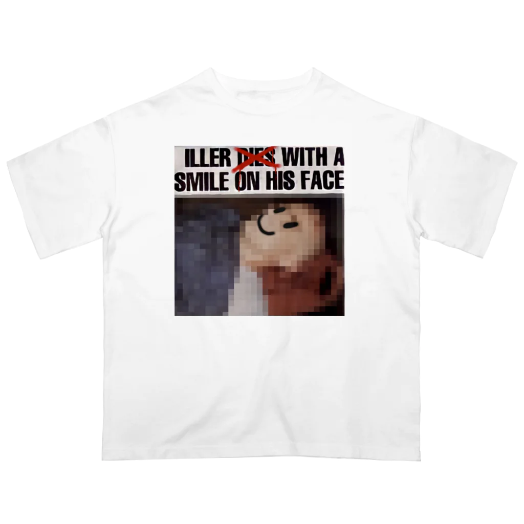 RAF NERDのILLER D**S WITH A SMILE ON HIT FACE Oversized T-Shirt