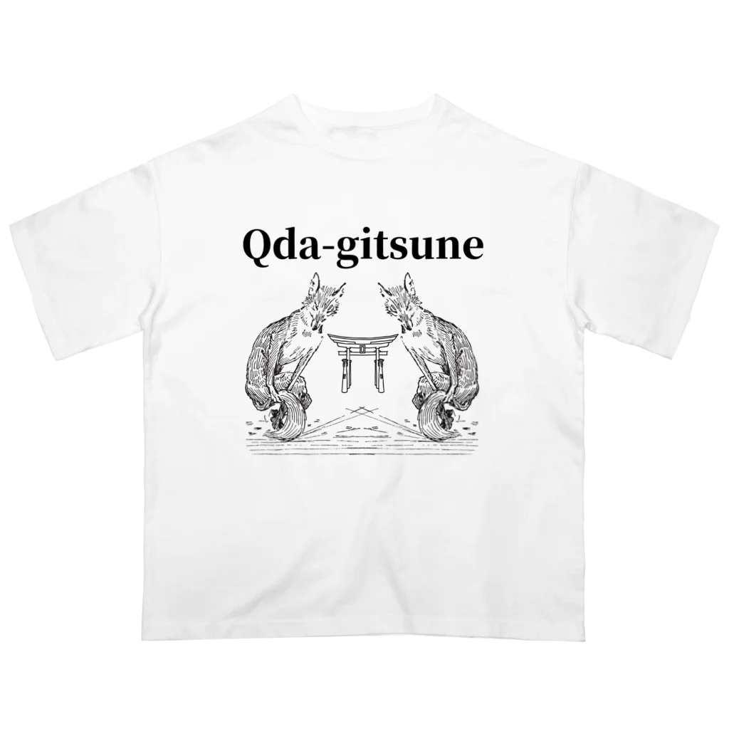 クダマツ ヒロシ（9DAMATS）のQda-gitsune オーバーサイズTシャツ