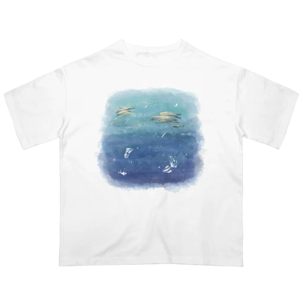 七の空を泳ぐ オーバーサイズTシャツ