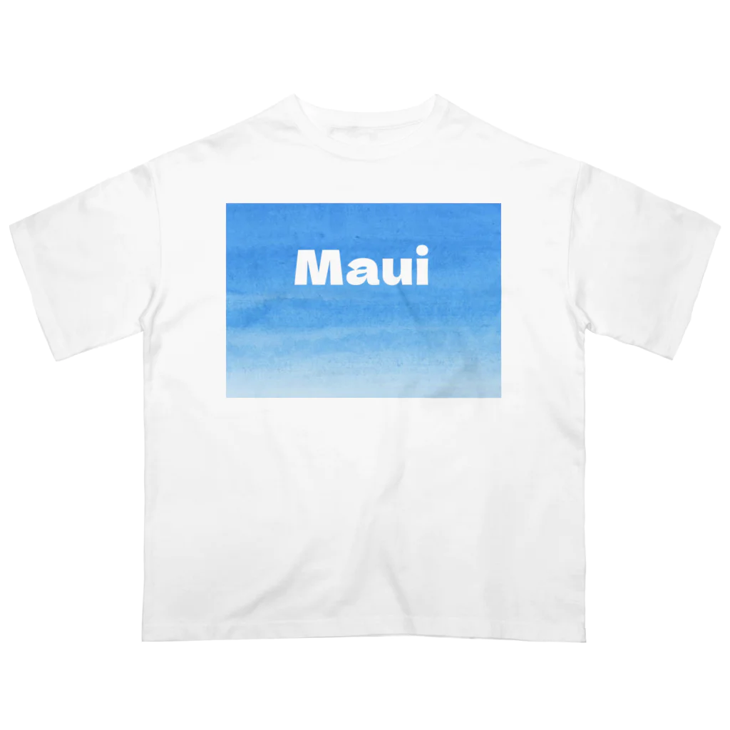 AllBlue-13-のMaui グッズ オーバーサイズTシャツ