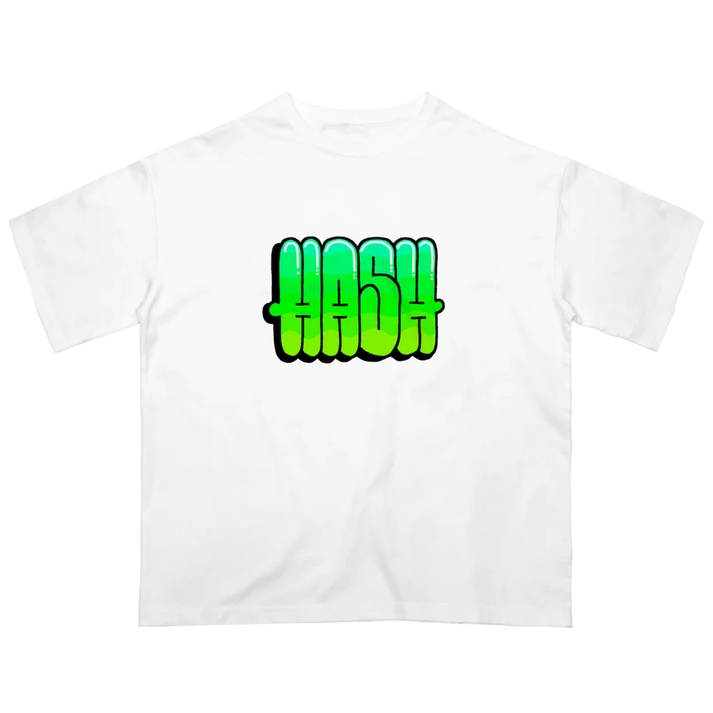 Okey,HashのGraffiti “HASH” Oversized T-Shirt