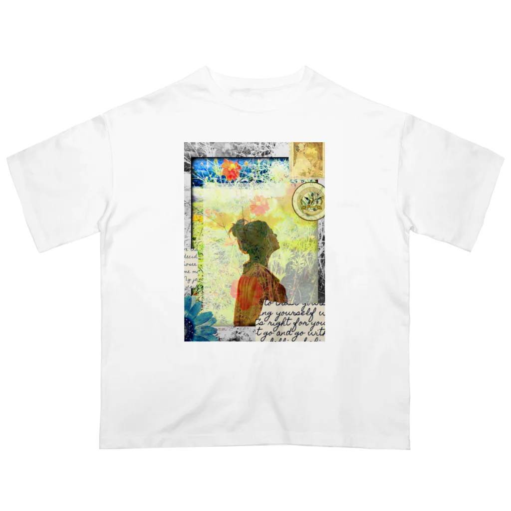 Laugh Rain Laboのlate summer オーバーサイズTシャツ