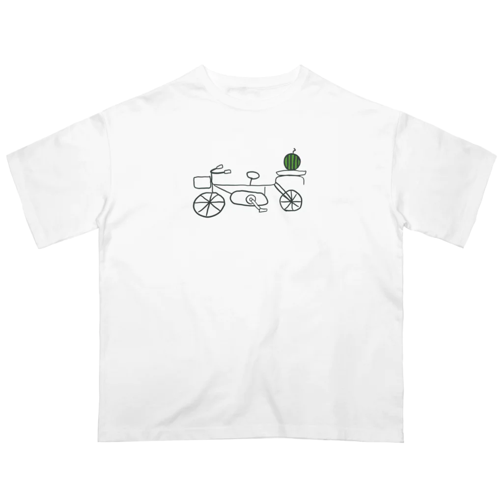 東京福袋の自転車キッズくん Oversized T-Shirt