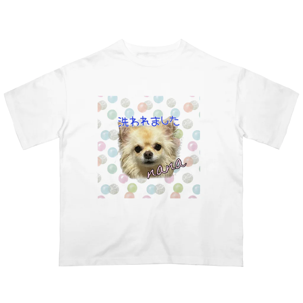 ちわわ〜ずのシャンプーななさん オーバーサイズTシャツ