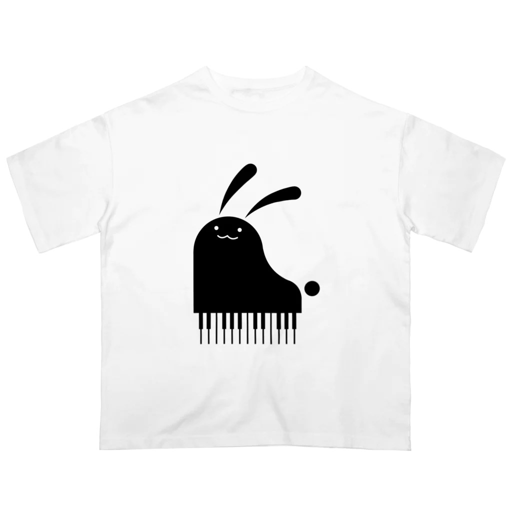 幸うさ.comのピアノ Oversized T-Shirt