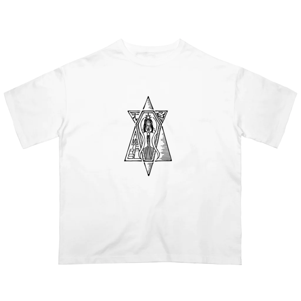 アマテラス〜天照〜のステッカー  Oversized T-Shirt