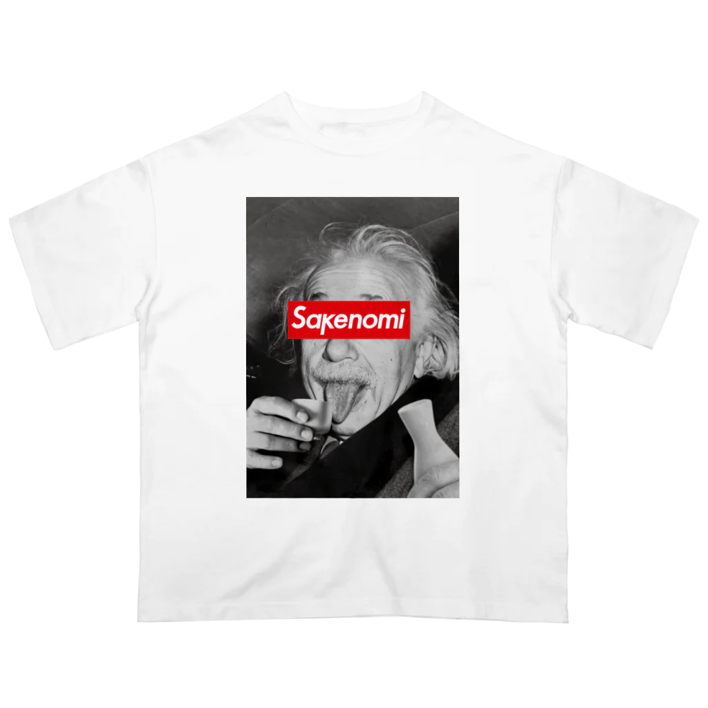 stereovisionのアインシュタインとsakenomi オーバーサイズTシャツ
