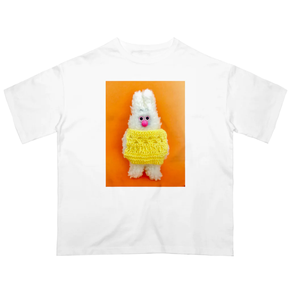 HARUNA AOKIのしゃぼんぼん・たまごニット オーバーサイズTシャツ