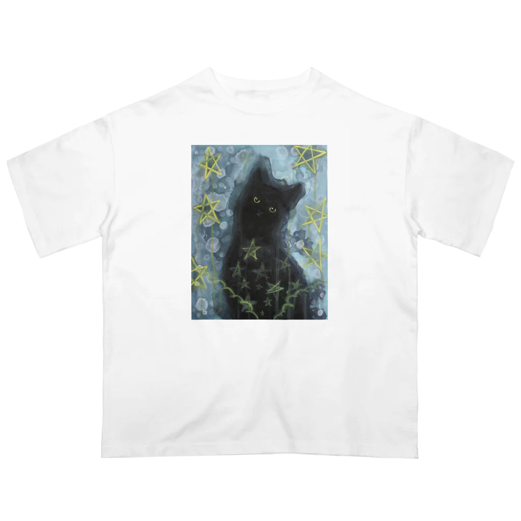 irosocagoodsのくろねこ Oversized T-Shirt