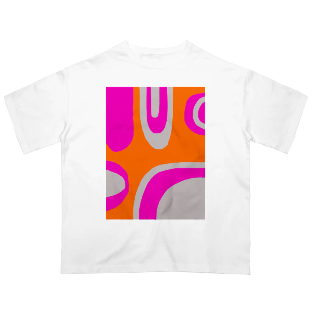 yumのオレンジピンク Oversized T-Shirt