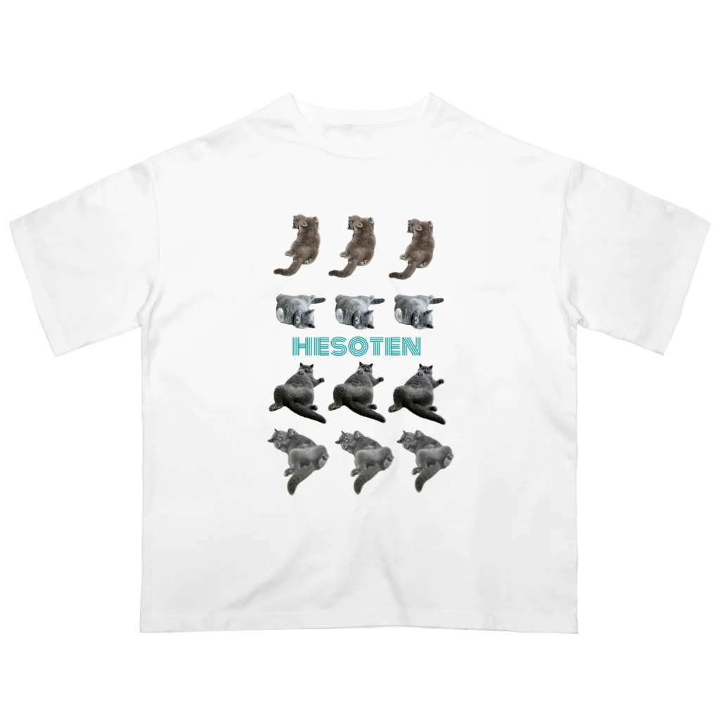 peco_peco_opecoのhesoten オーバーサイズTシャツ